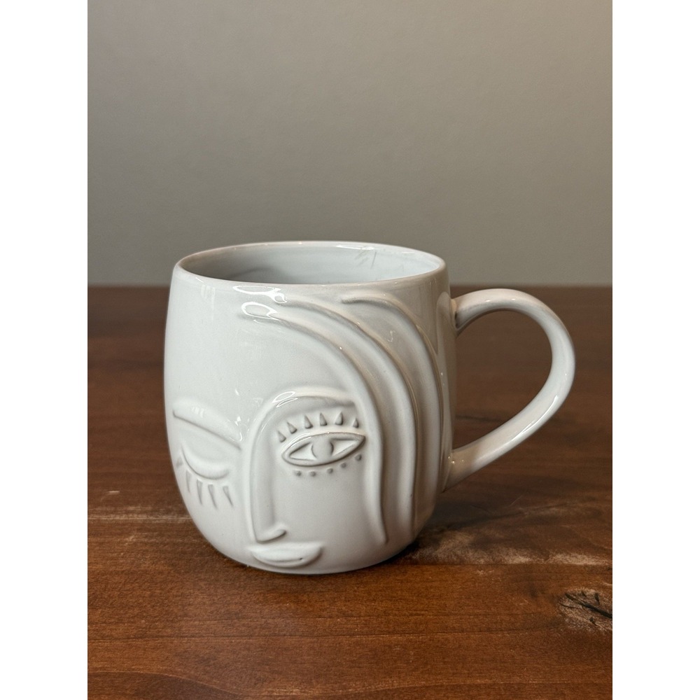Starbucks Winking Mermaid Tail Anniversary Siren Coffee Mug Cup Embossed 2013